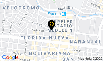Mapa de Abogada Gloria Ruiz en Medellín