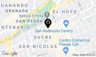 Mapa de Abogada Stella Villegas en Cali