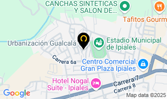 Mapa de Abogado Daniel Arteaga Jacho en Ipiales