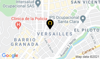 Mapa de Abogado Fernando Aragón en Cali