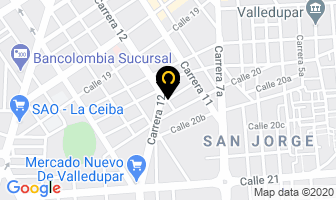 Mapa de Abogados Asesores en Valledupar