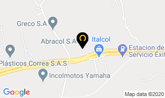 Mapa de ABRACOL S.A. en Girardota
