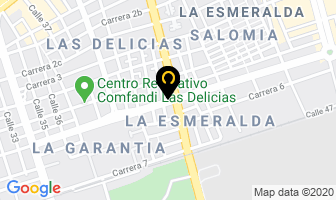 Mapa de Abrasivos Carfar en Cali