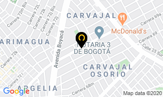 Mapa de Abrasivos Del Sur Ltda. en Bogotá D.C