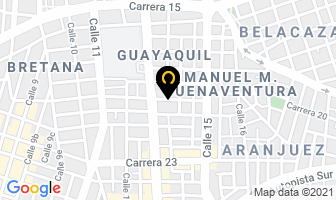 Mapa de Abril Comercializadora en Cali