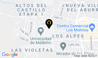 Mapa de Abril Diseños Y Eventos en Medellín
