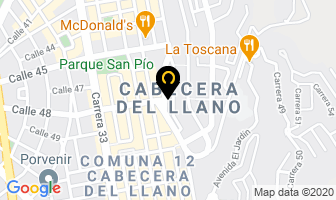 Mapa de Abril Rodriguez Sergio en Bucaramanga