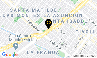 Mapa de Absolut Eventos Y Recepciones Ltda. en Bogotá D.C
