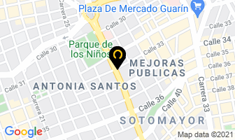 Mapa de Ac Servicios Tecnicos en Bucaramanga