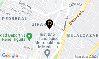 Mapa de Acabados Abigail en Medellín