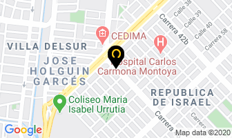 Mapa de Acabados Cardonas en Cali
