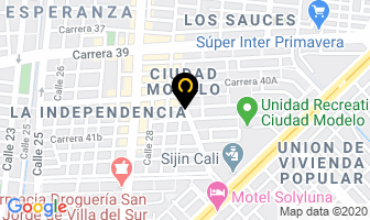 Mapa de Acabados En Madera Silva en Cali