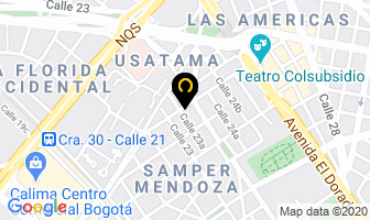 Mapa de Acabados Metalformas en Bogotá D.C