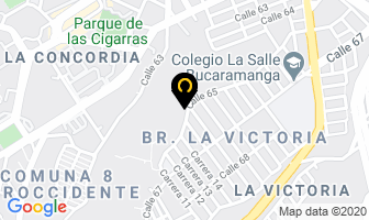 Mapa de Acabados Tecnicos en Bucaramanga