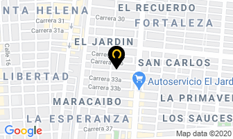 Mapa de Acabados Vásquez en Cali