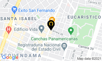 Mapa de Acabados Y Reparaciones Progreso Ltda. en Cali