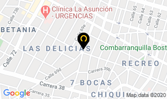 Mapa de Academia Andes en Barranquilla