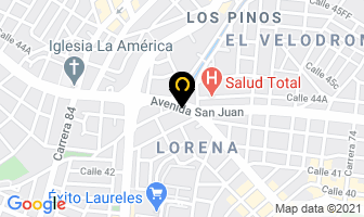 Mapa de Academia Confecor en Medellín