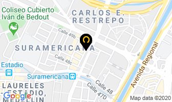 Mapa de Academia Danza Viva en Medellín