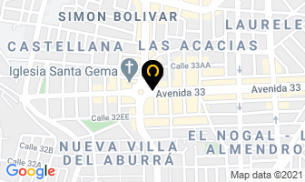 Mapa de Academia De Baile Dancing en Medellín