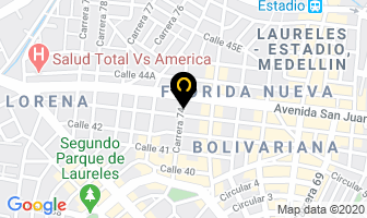 Mapa de Academia De Cocina Abc en Medellín