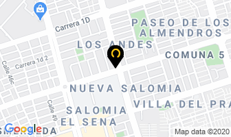 Mapa de Academia De Conducción Fórmula 1 en Cali