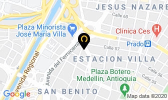 Mapa de Academia De Conducción Practicar en Medellín