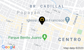 Mapa de Academia De Enseñanza Mauro's en Popayán