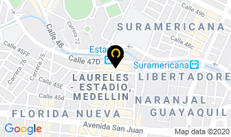 Mapa de Academia De Karate Guillermo Ramirez en Medellín