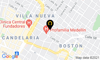 Mapa de Academia De Lenguaje Universal en Medellín