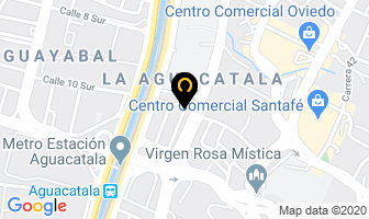 Mapa de Academia Del Lenguaje Universal en Medellín