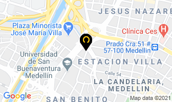 Mapa de Academia Ferrari en Medellín