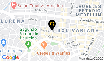 Mapa de Academia Jazzdance en Medellín