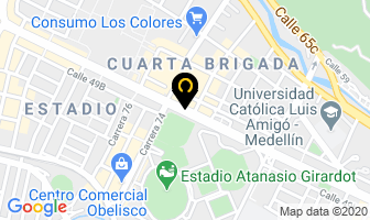 Mapa de Academia Macar en Medellín