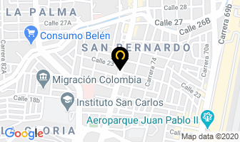 Mapa de Academia Maria C. en Medellín
