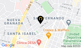 Mapa de Academia Musical Preludio en Cali