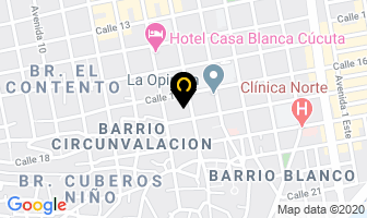 Mapa de Academia Popular en Cúcuta