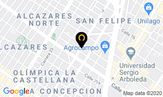 Mapa de Academia Portobello en Bogotá D.C