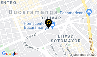Mapa de Acampemos en Bucaramanga