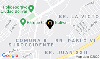 Mapa de Acarreo Carga Express en Bucaramanga