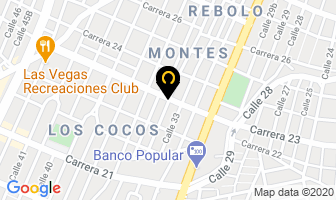 Mapa de Acarreos Abc Mudanzas en Barranquilla