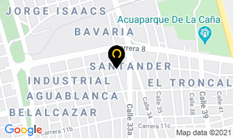 Mapa de Acarreos La Cuidadosa en Cali