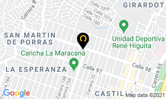 Mapa de Acasa Constructores en Medellín