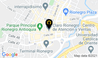 Mapa de Acceoriente en Rionegro