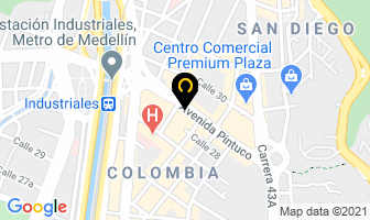 Mapa de Accesorios Audio Aires en Medellín
