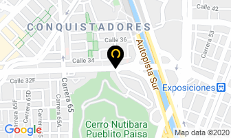 Mapa de Accesorios Audio Shop en Medellín