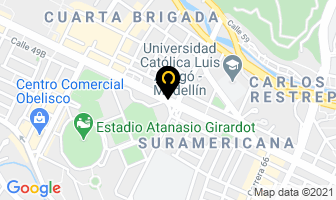 Mapa de Accesorios Centrales A Domicilio en Medellín