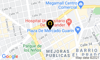Mapa de Accesorios Enterred en Bucaramanga