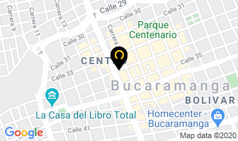 Mapa de Accesorios La 34 en Bucaramanga