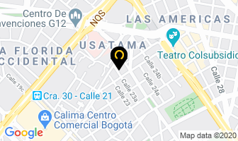 Mapa de Accesorios Sillas Y Muebles en Bogotá D.C